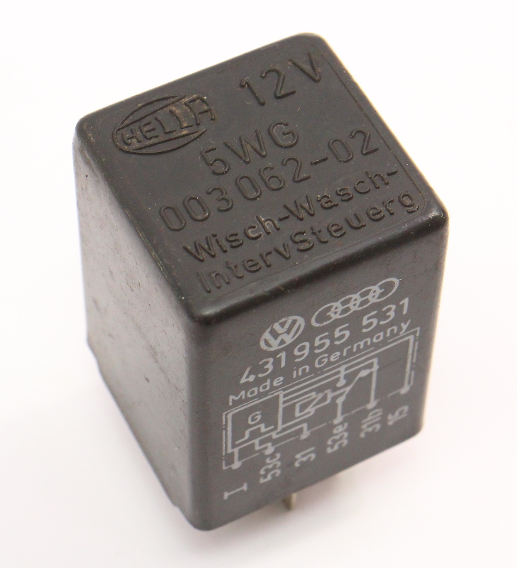 Wiper Relay VW Audi Jetta Golf Rabbit MK1 MK2 Passat Vanagon 431 955