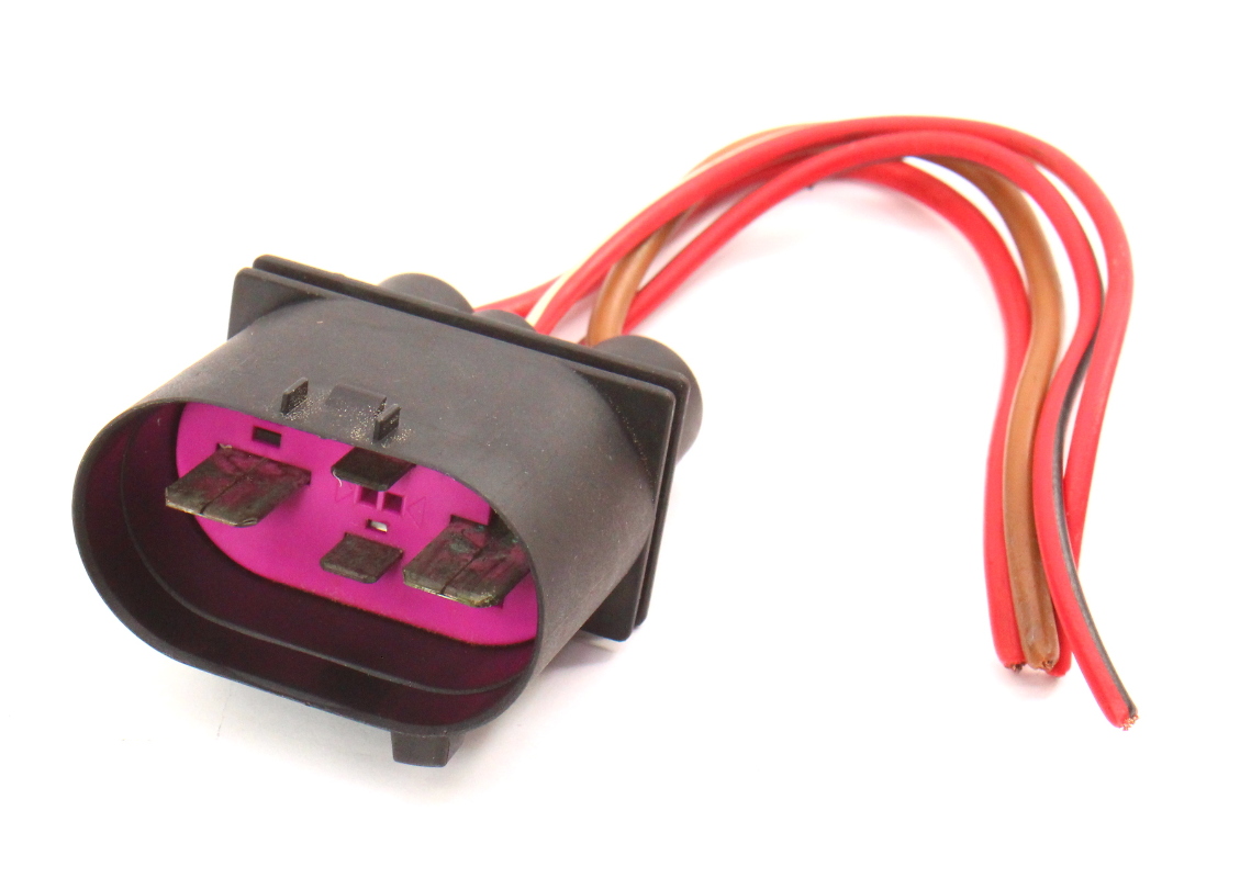 Cooling Fan Plug Pigtail VW Jetta Golf GTI Mk4 Beetle Genuine 1J0