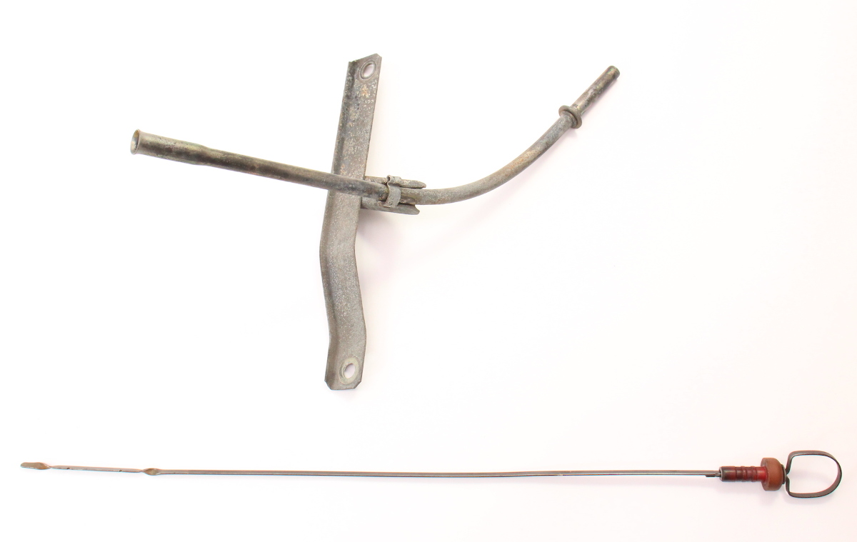 Engine Oil Dipstick Tube Dip Stick & Bracket 8691 VW Vanagon 2.1 T3