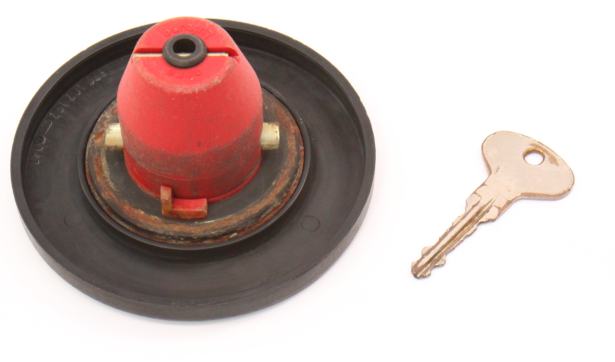 Locking Fuel Gas Cap & Key 8091 VW Vanagon T3 Genuine 251 201 553