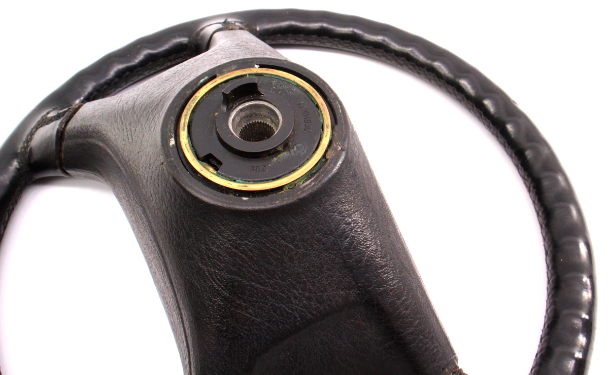 Leather 4 Spoke Sport Steering Wheel VW Rabbit GTI Cabriolet MK1 MK2