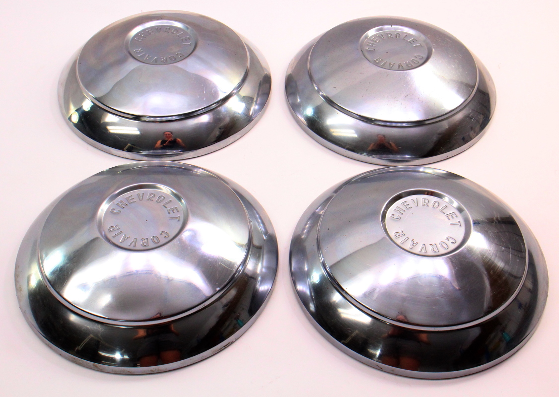1960 Chevrolet Corvair Monza Dish Hubcap Hub Cap Set CarParts4Sale, Inc.