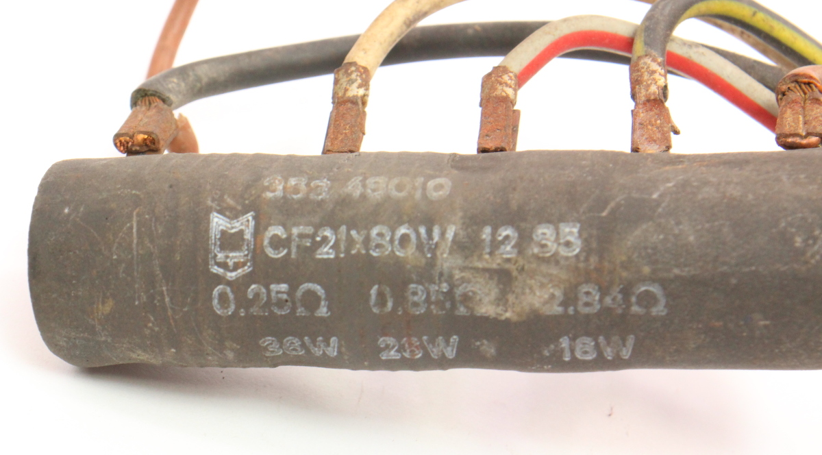 Blower Fan Motor Resistor VW Rabbit Jetta Scirocco MK1 HVAC . Genuine