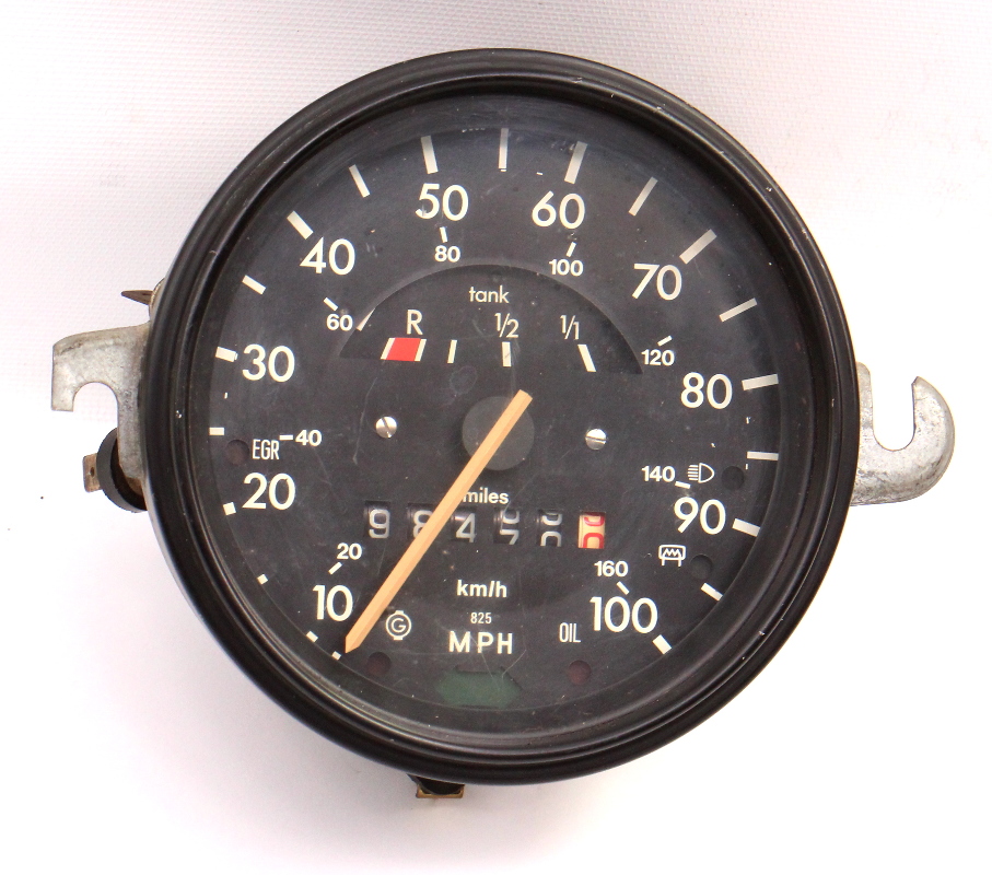7578 VW Standard Beetle Bug Speedometer Gauge Cluster Aircooled 113 957 013 E CarParts4Sale