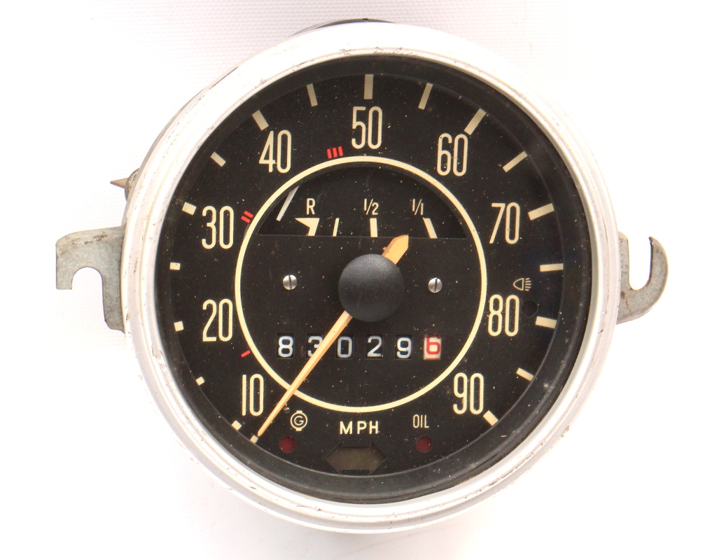 70-71 VW Beetle Bug Speedometer Gauge Cluster Vintage Aircooled - 113