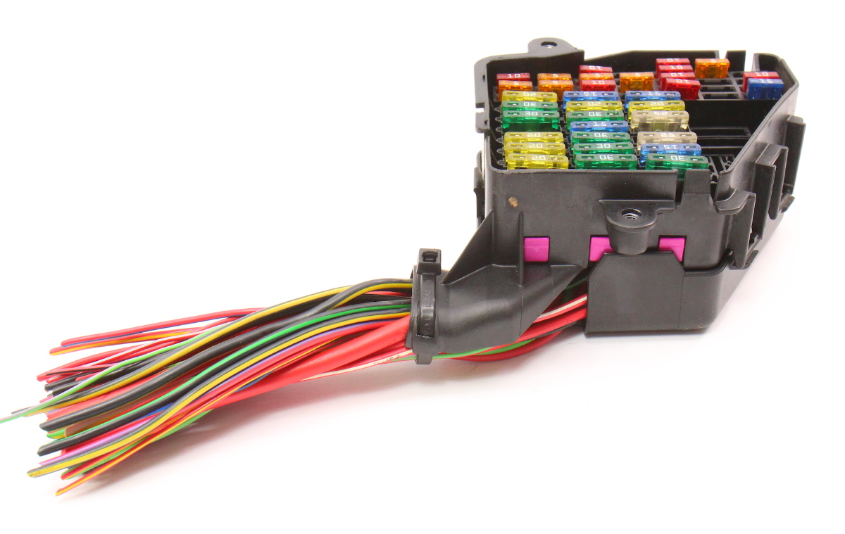 Dash Fuse Box Panel & Wiring Harness Pigtail 0205 Audi A4 S4 B6