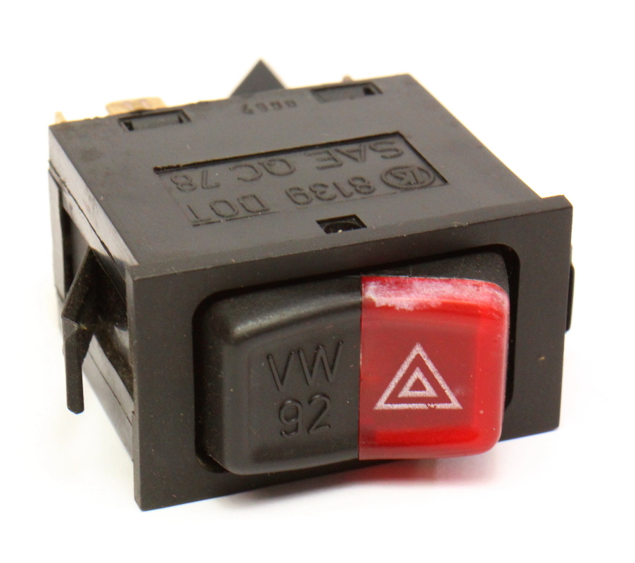 Hazard Lights Switch Button 8084 VW Rabbit Jetta Cabriolet MK1 . 161