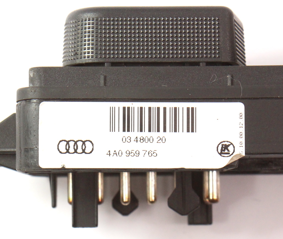 LH Power Seat Control Switch 9602 Audi S4 A4 B5 Genuine 4A0 959