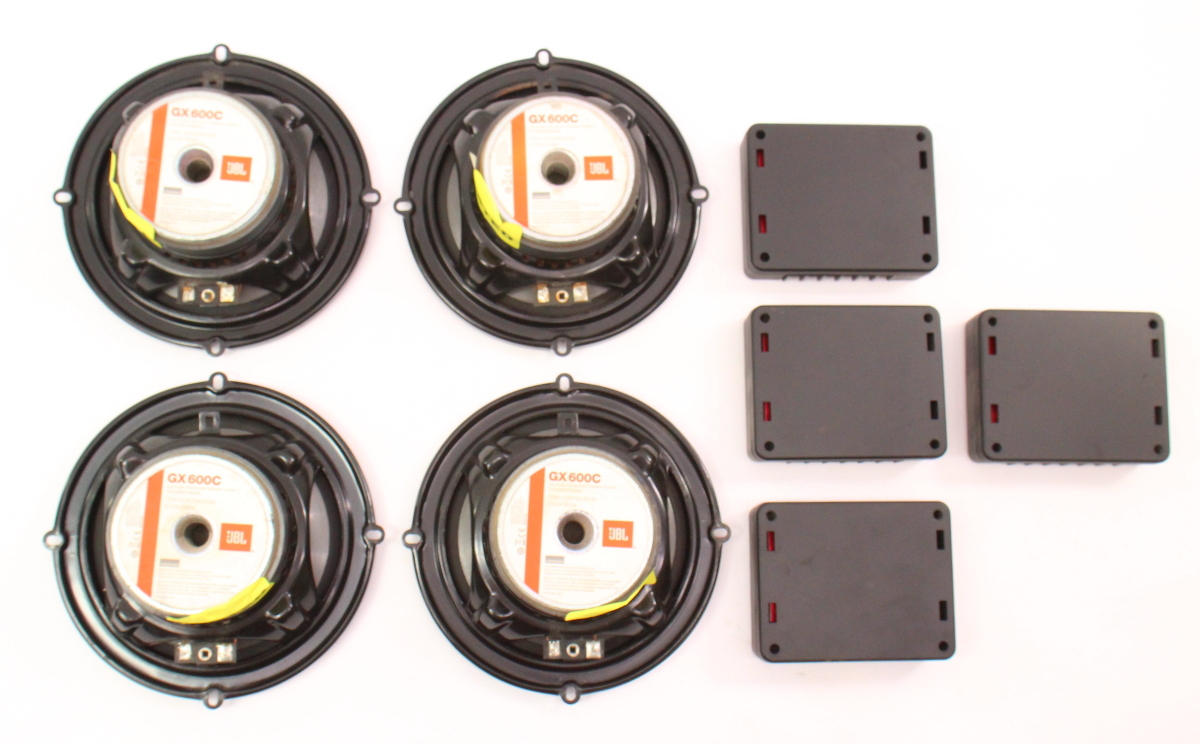 4x JBL 6.5" Speakers & Crossovers 210Watt GX600C Car Component