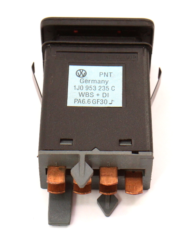 Hazard Dash Switch Relay Button 9905 VW Jetta Golf GTI MK4 1J0 953 235 C CarParts4Sale, Inc.