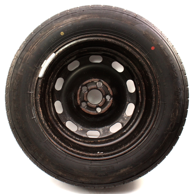 15" Full Size Spare Steel Wheel & Tire VW Jetta Golf GTI Mk4 Rim 1J0