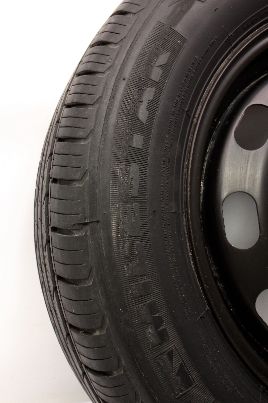 15" Full Size Spare Steel Wheel & Tire VW Jetta Golf GTI Mk4 Rim 1J0