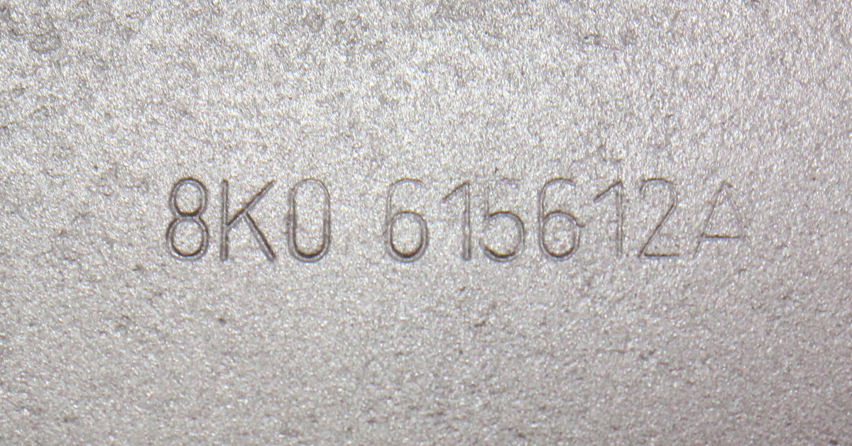 Rear Brake Dust Shields 0912 Audi A4 B8 Genuine 8K0 615 612 A