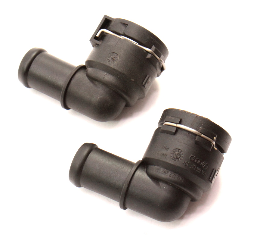 Firewall Heater Core Coolant Hose Connections 0507 VW Jetta MK5 TDI