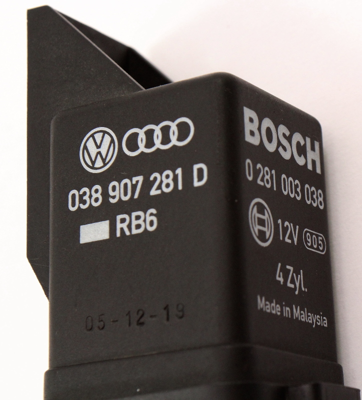 Glow Plug Relay & Plug 0407 VW Jetta MK5 Diesel 1.9 TDI BEW BRM 038