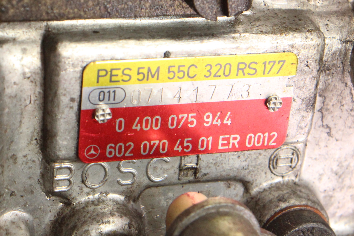 Injection Pump 9091 Mercedes Benz 300D 2.5 Diesel W124 OM602 6020704501 CarParts4Sale, Inc.