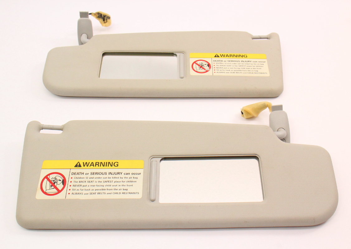 Sunvisor Sun Visor Set 9905 VW Jetta Golf GTI MK4 Passat B5 Beetle