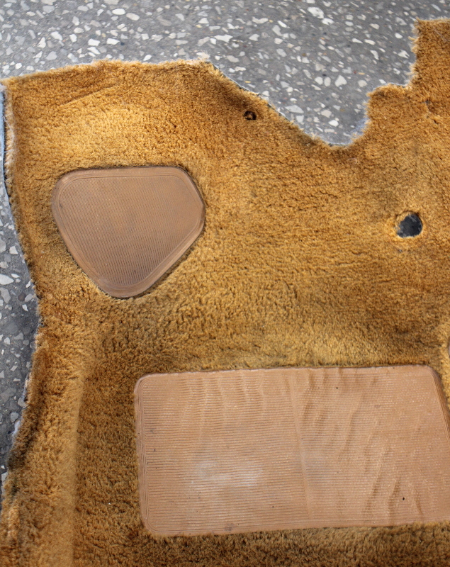 Peanut Butter Brown Interior Floor Carpet 7584 Rabbit MK1 Genuine