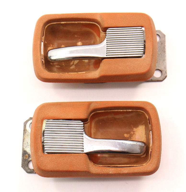 Chrome Interior Door Handles VW Jetta Rabbit Pickup MK1 Vanagon 171