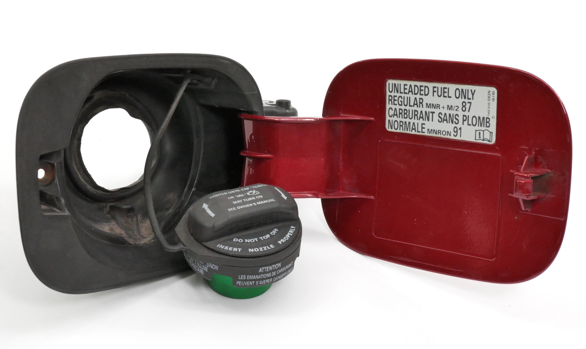 Fuel Gas Door Flap 9905 VW Jetta MK4 LA3W Red Spice Genuine 1J0