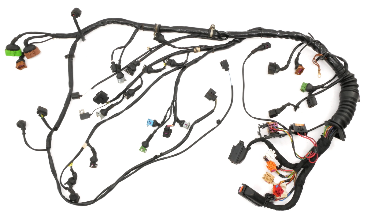 Engine & Engine Bay Injector Wiring Harness 2003 VW Passat 2.8 V6 ATQ