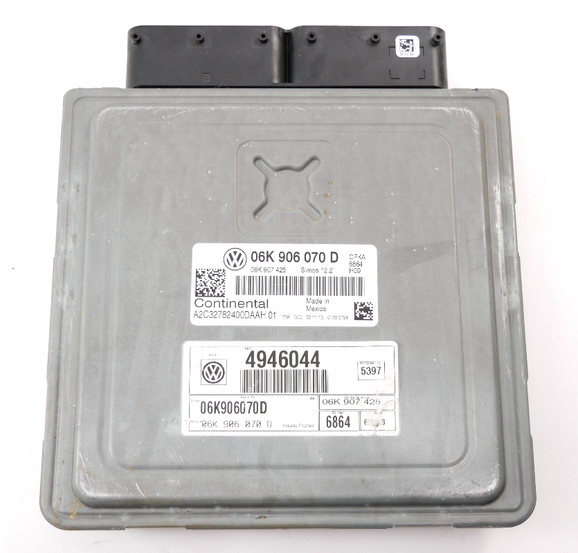 Engine Computer Module ECU ECM 2014 VW Jetta 1.8T MK6 06K 906 070 D