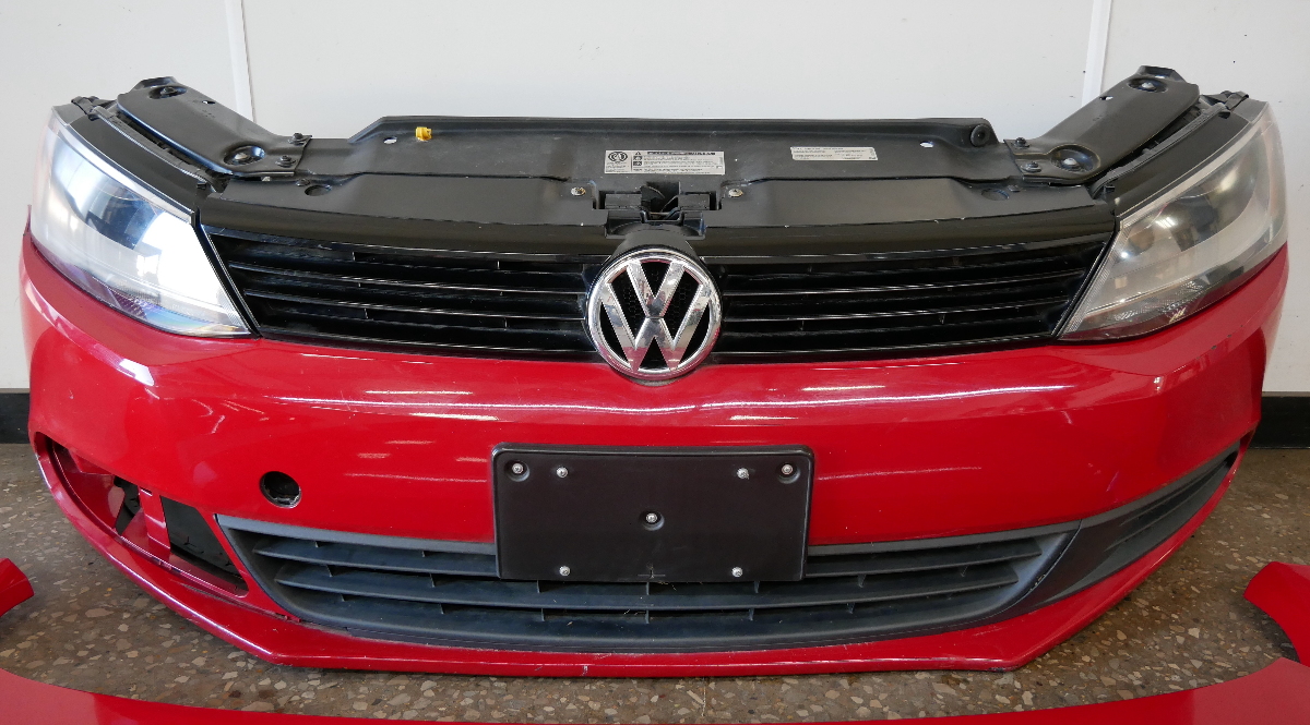 Front Clip Bumper Fenders Hood Headlights 1114 VW Jetta Sedan MK6