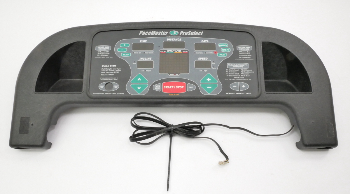 Upper Control Console Display Panel PaceMaster ProSelect Treadmill