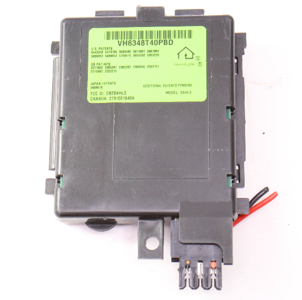 Homelink Sunvisor Sun Visor Module 98 05 Vw Pat B5 Garage Opener Homelink Sunvisor Sun Visor Module 98 05 Vw Pat B5 Garage Opener Sahl3 Carparts4 Inc