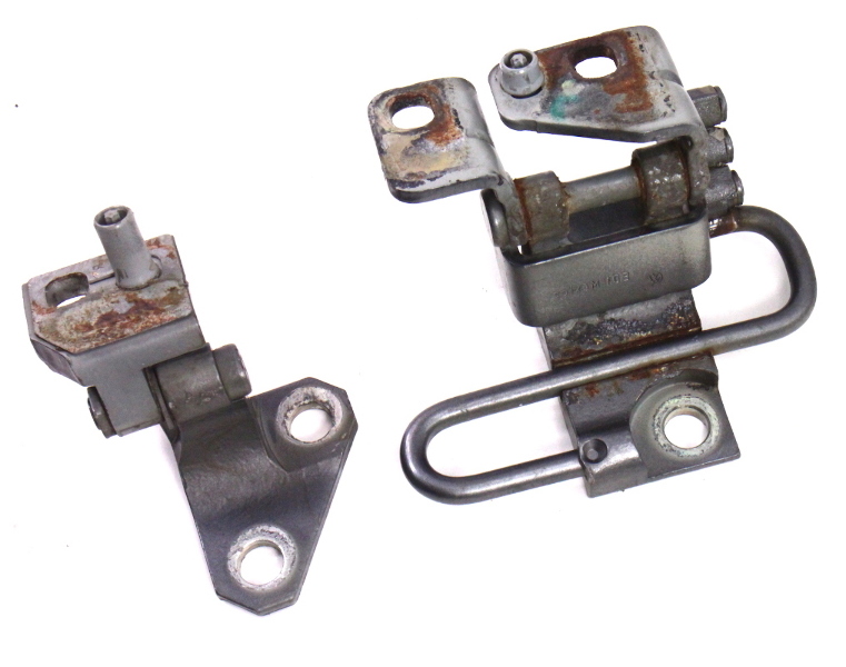 LH Front Door Hinge Set 05-10 VW Jetta Rabbit GTI MK5 - LA7T Untied Gray