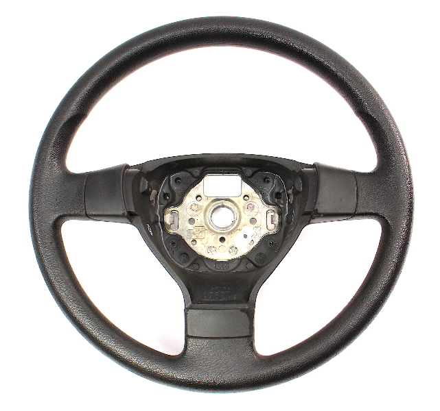 3 Three Spoke Steering Wheel 0510 VW Jetta Rabbit MK5 Black 1K0