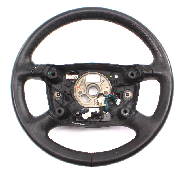Steering Wheel 98 04 Audi A6 Allroad C5 Black Leather