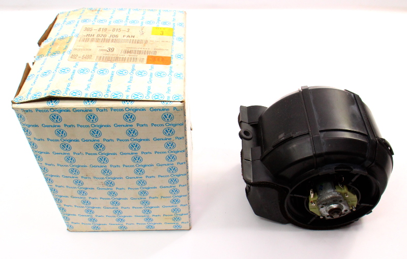 NOS Fan Blower Motor HVAC Heater 87-93 VW Fox ~ Genuine ~ 305 819 015 3