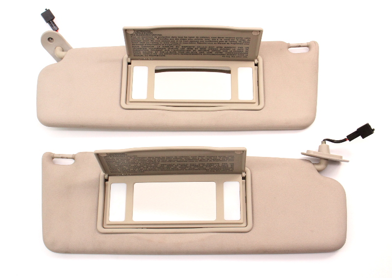 Sun Visor Sunvisor Pair Set 95-97 Vw Passat B4 - Genuine
