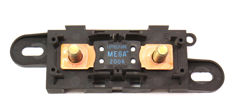 Main Mega Fuse 200AMP & Holder 00-03 Audi A8 S8 D2 - Genuine