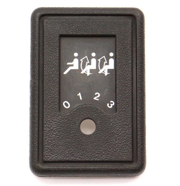 Genuine VW Typ 2 Syncro Vanagon switch trim for auxiliary heater 25591938390V