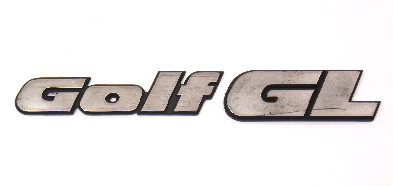Rear Hatch Emblem Badges 93-99 Vw Golf Gl Mk3 - Genuine 687 Ab