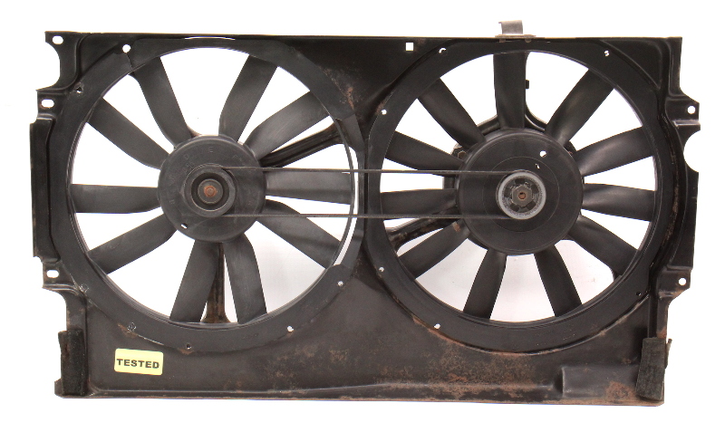 Electric Engine Radiator Cooling Fans Vw Jetta Golf Gti Cabrio Mk3 1h0 959 455 K