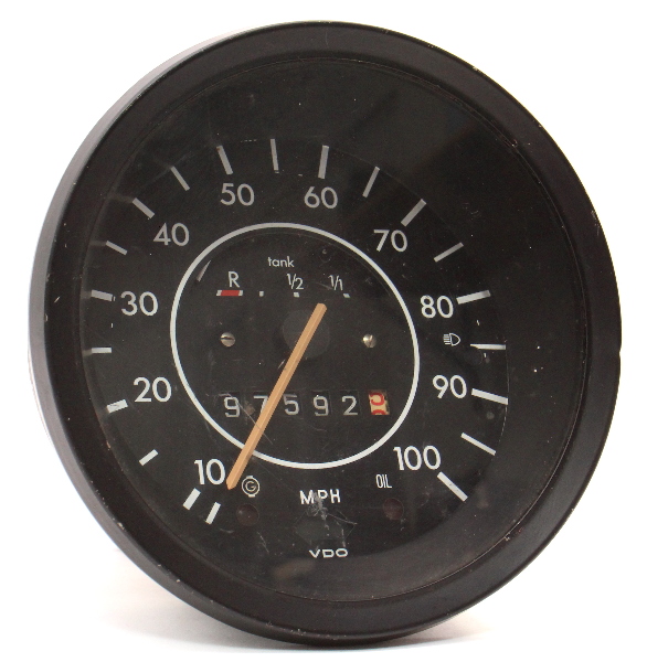 73-79 VW Super Beetle Bug Speedometer Gauge Cluster Aircooled ~ 133 957 023