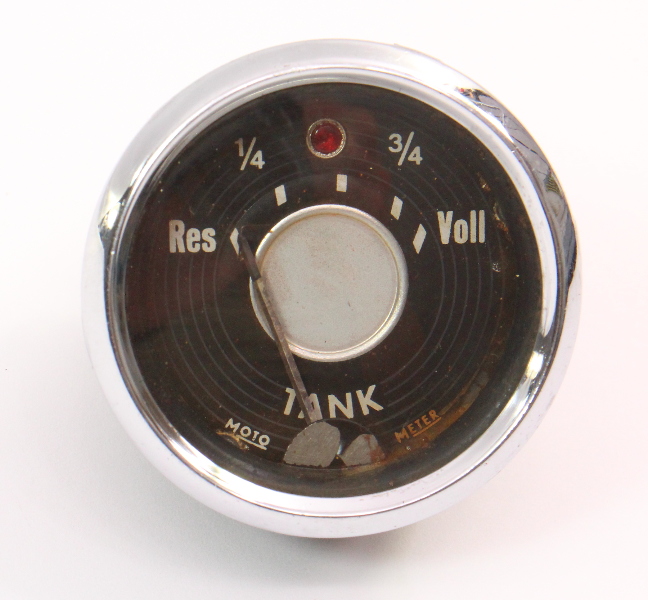 52-57 VW Beetle Bug Oval MotoMeter Rallye Pack Fuel Gauge Aircooled