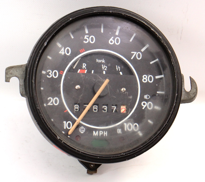 72-74 VW Super Beetle Bug Speedometer Gauge Cluster Aircooled - 113 957