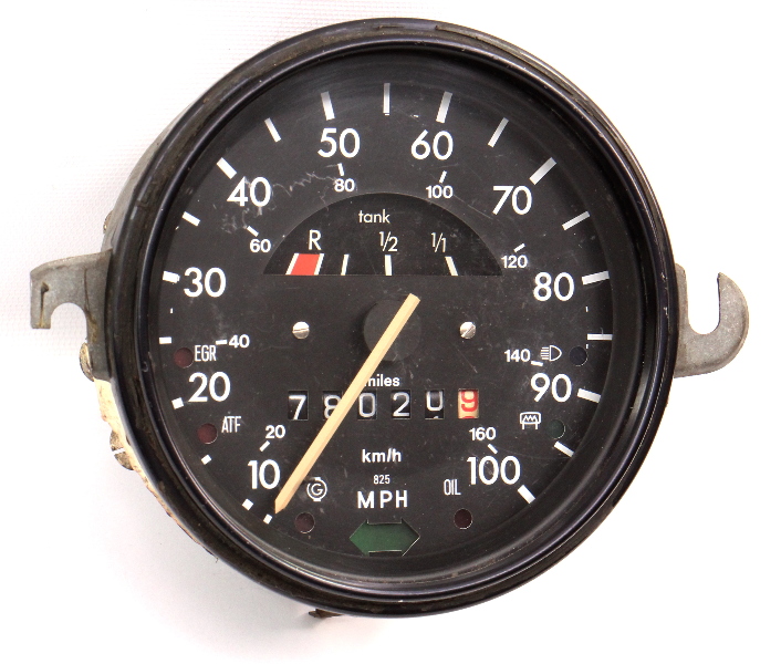 7578 VW Standard Beetle Bug Speedometer Gauge Cluster Aircooled 113