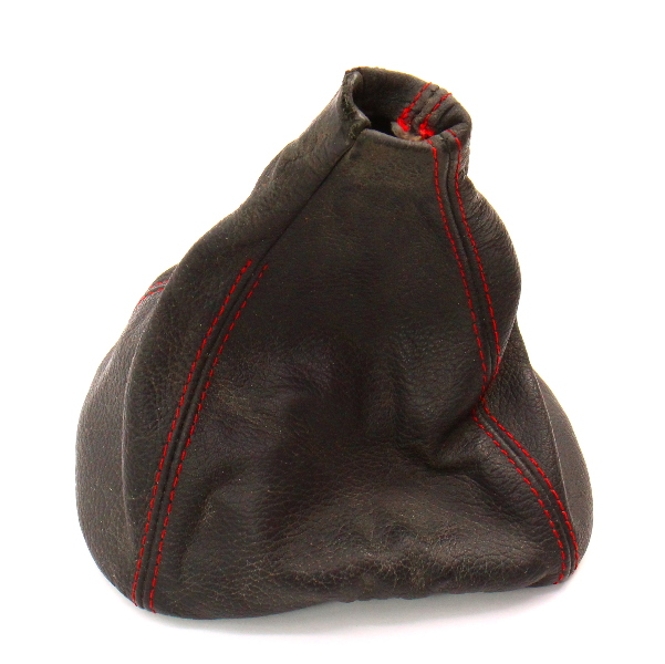 Stock Genuine Red Stitched Leather Shifter Shift Boot 9399 VW Jetta