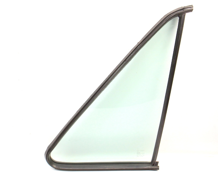 LH Front Stationary Quarter NonVent Window Glass 7584 VW Rabbit Jetta MK1 . CarParts4Sale, Inc.