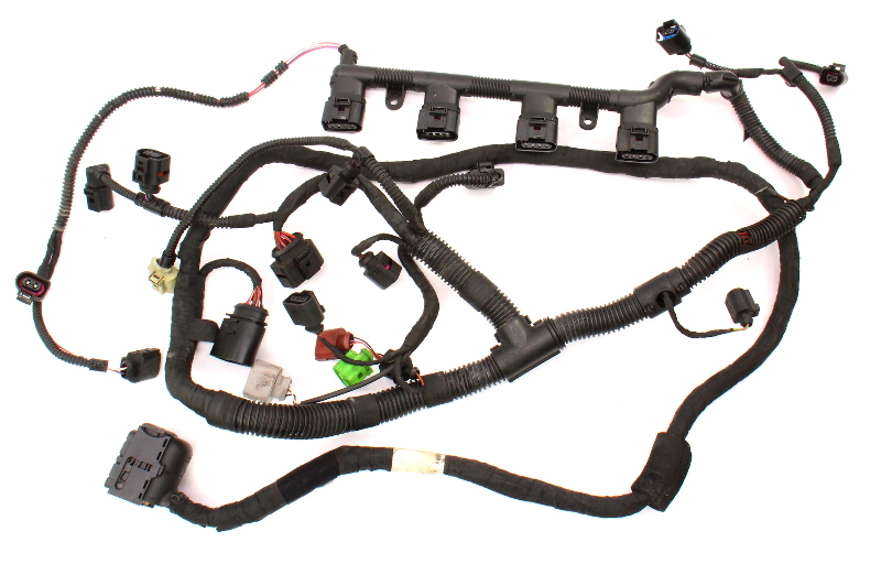 2.0T Engine Wiring Harness 2008 VW Jetta MK5 FSI BPY - Genuine