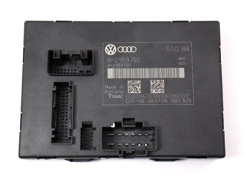 LH Front Power Seat Control Module 09-16 Audi A4 S4 A5 S5 B8 - 8K0 959 760