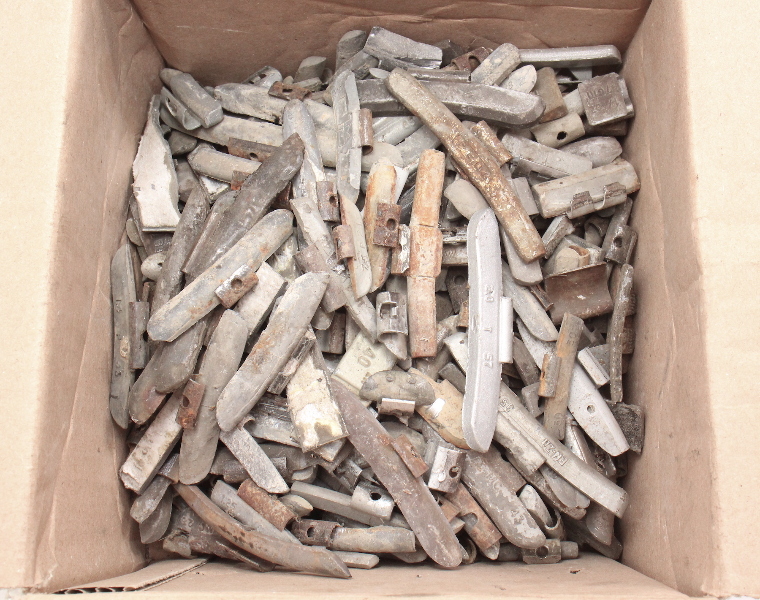 19 lbs Lead Zinc Steel Wheel Weights