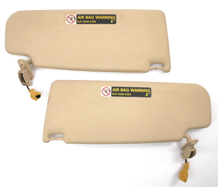 Sunvisor Sun Visor Set 9905 VW Jetta Golf GTI MK4 Passat B5 Beetle