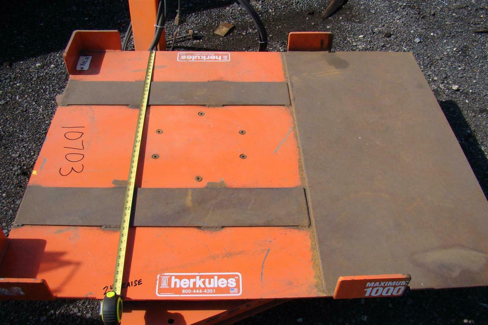 Herkules Max 1000 Lbs Capacity 24" Raise Pneumatic Lift Table Joseph