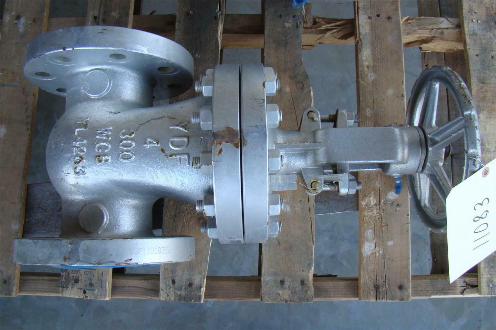 (2) YDF VALVES CLASS 300 4" GATE VALVE Joseph Fazzio, Incorporated